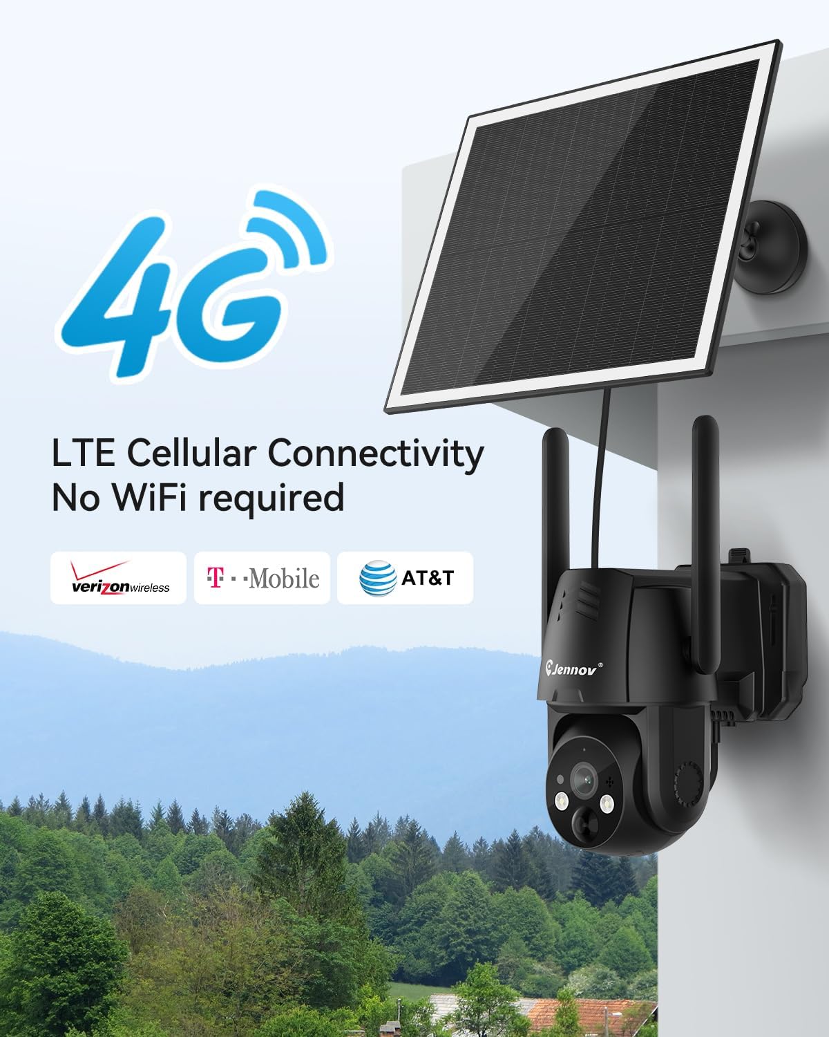 No WiFi? No Problem! Discovering the Power of Techage’s 4G LTE Solar Security Solution